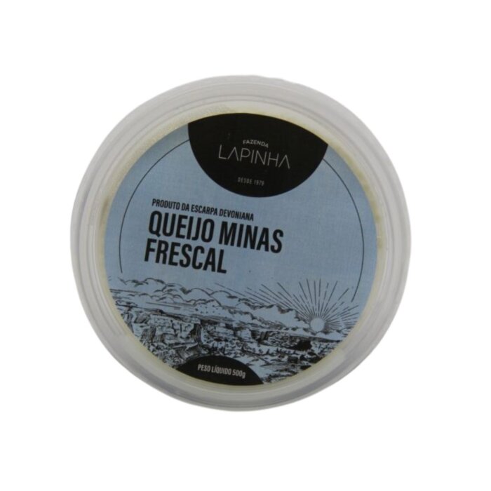 Queijo minas frescal 500g (Convencional) - Fazenda Lapinha