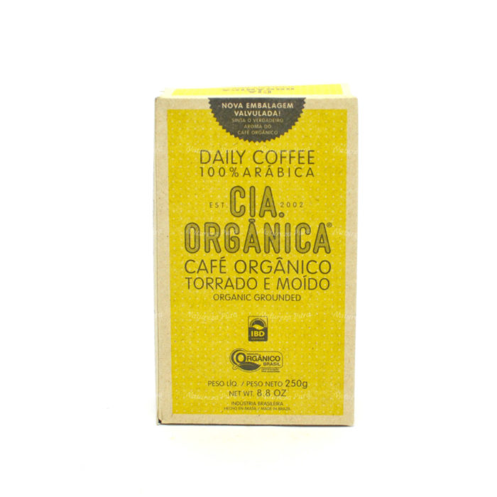 Café 100% Arábica orgânico - Cia Orgânica (250 g)