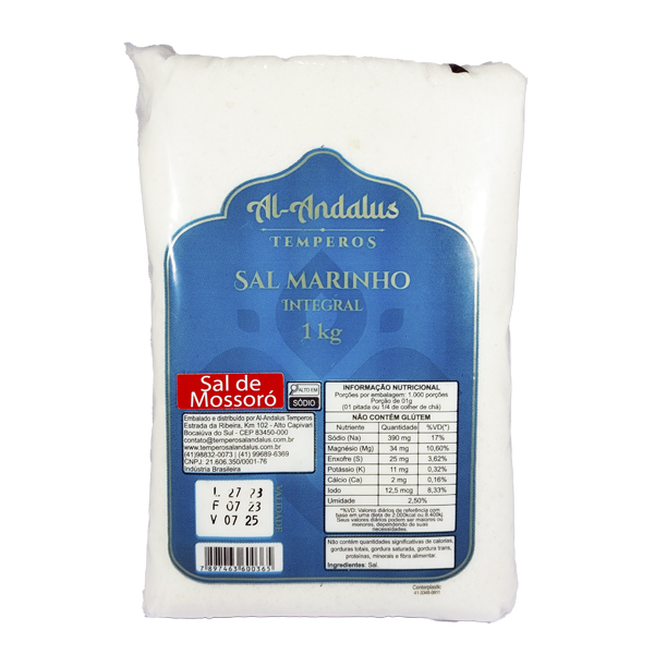 Sal Marinho Natural (1 Kg)