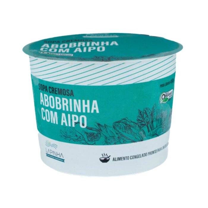 Sopa de Abobrinha com Aipo Orgânica Lapinha (450ml)