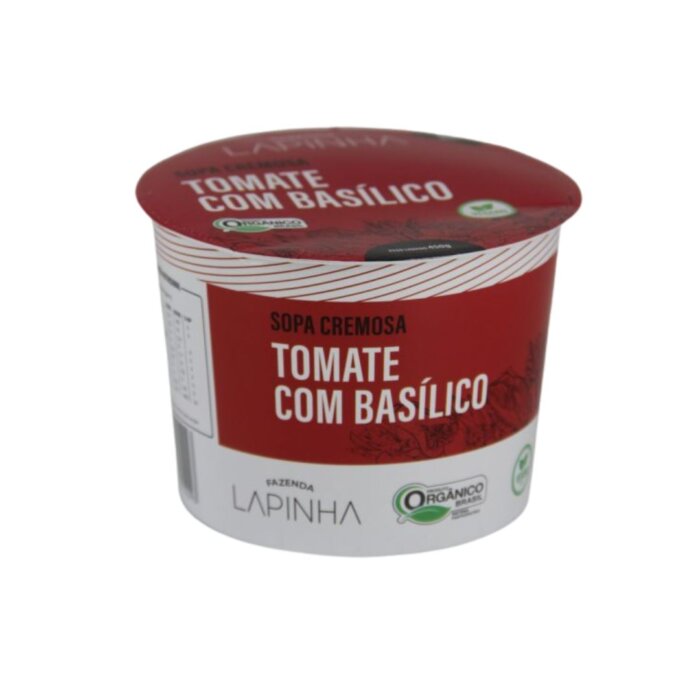Sopa de Tomate com Basílico Orgânica Lapinha (450ml)